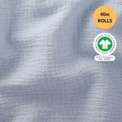 GOTS DG GAUFREE UNIE GLACIER 130 ROLL 40M